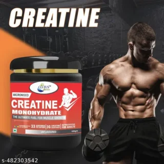 Creatine Monohydrate Powder Pure Creatine Monohydrate Powder Boost Strength, Stamina & Muscle Growth Pack of 100 gms (33 servings)