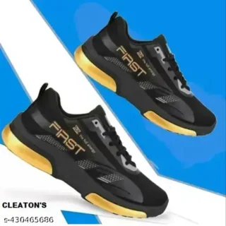 Cleaton's Footwear ,Good Looking Trendy & Stylish Running Shoes For Men (BLACK).